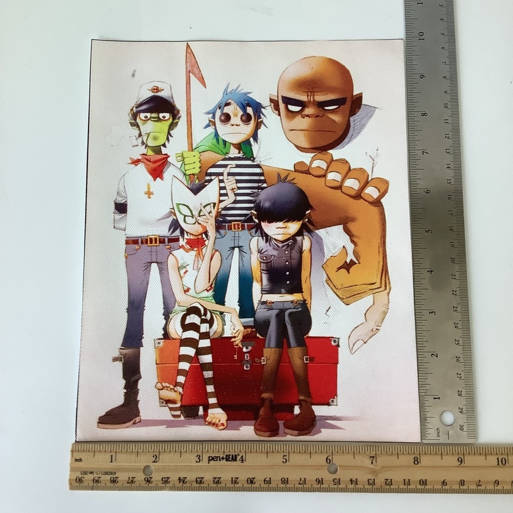 Gorillaz‎ Plastic Beach Band Canvas Print 8 x 10